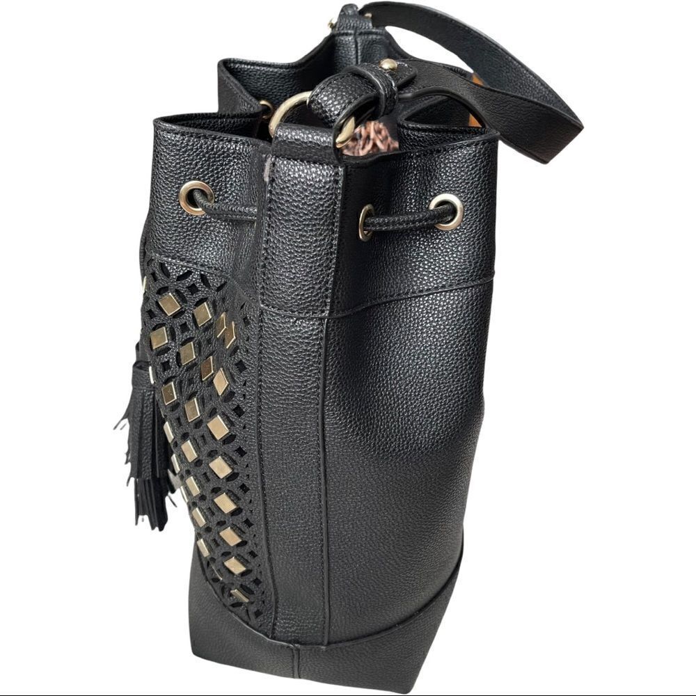 No brand Name Drawstring LARGE Bucket Bag - Picture 6 of 14